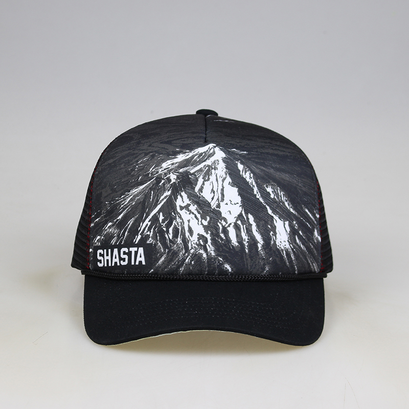 Printing mesh trucker hat 